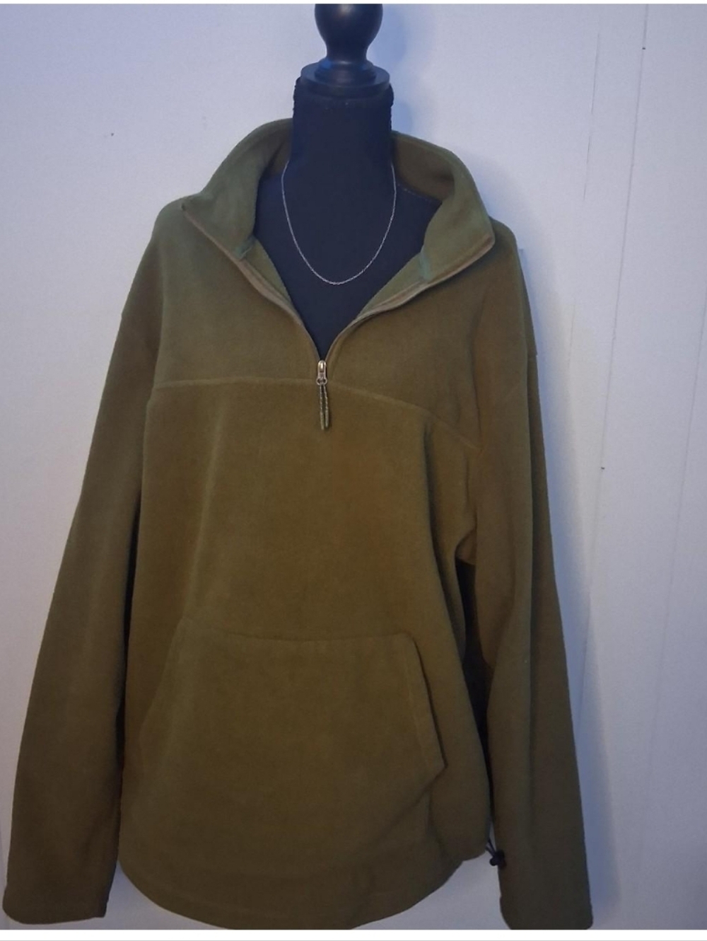 Goodfellow & Co Olive Green Half-Zip Fleece